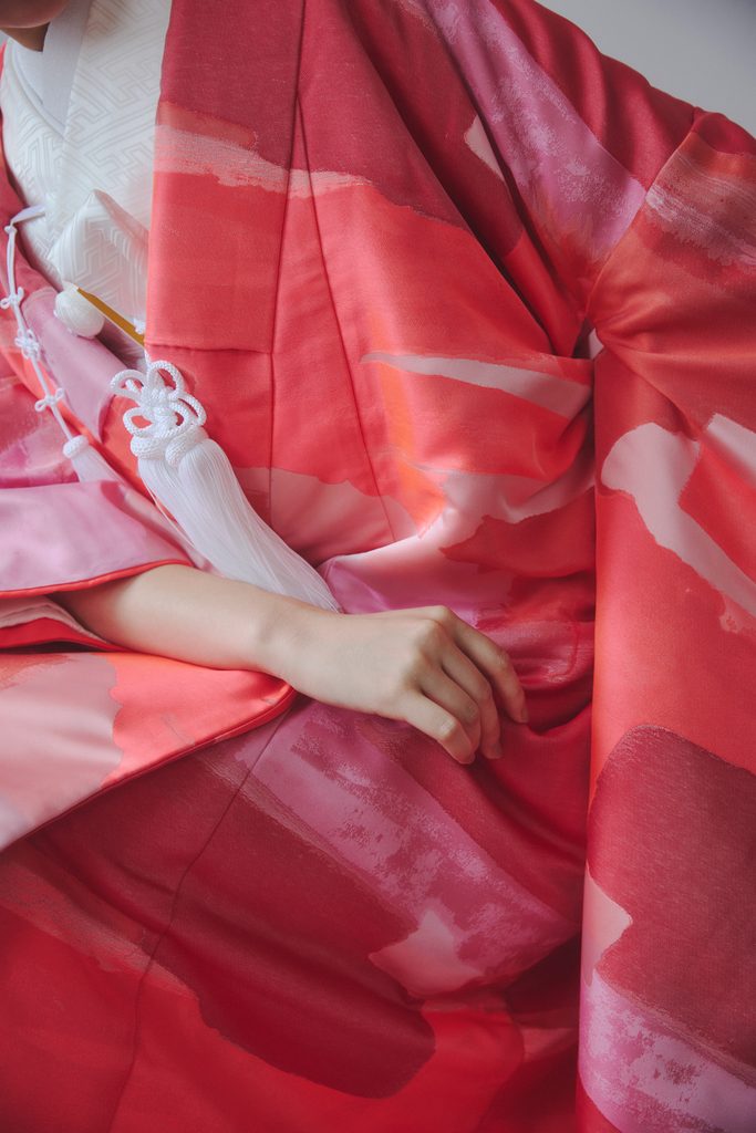 ituwa 色打掛 朝焼(あさやけ)